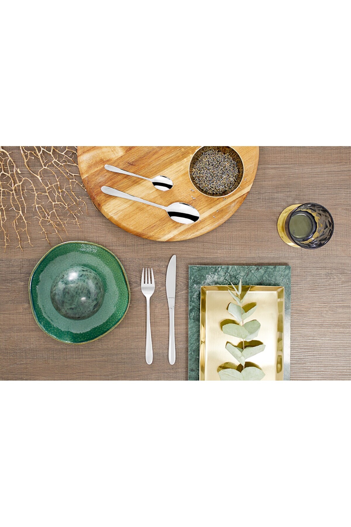 Amefa-24-piece cutlery set, Amefa, Monaco, stainless steel 6