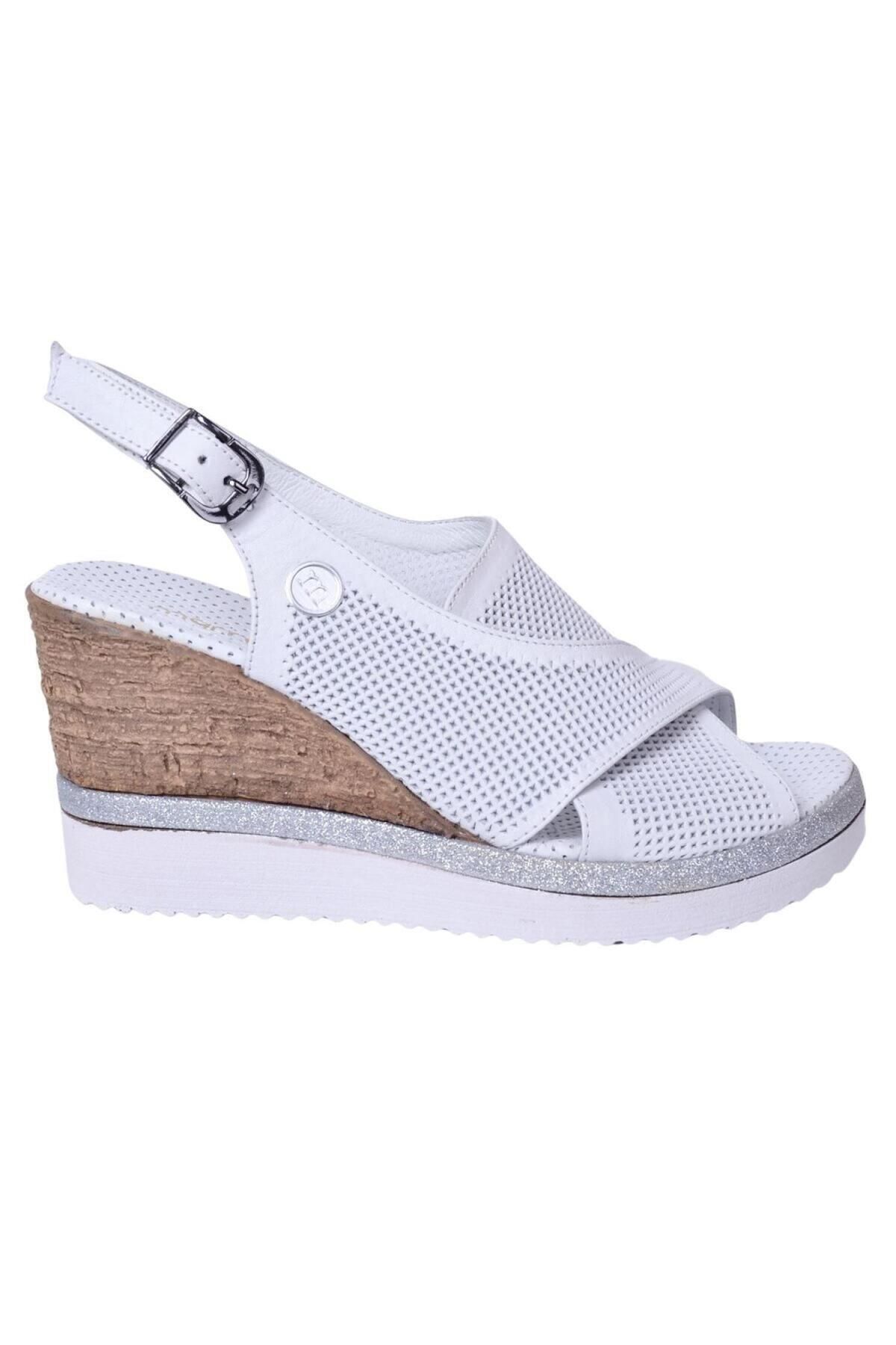Mammamia D25Ys-2640 Kadın Deri Sandalet