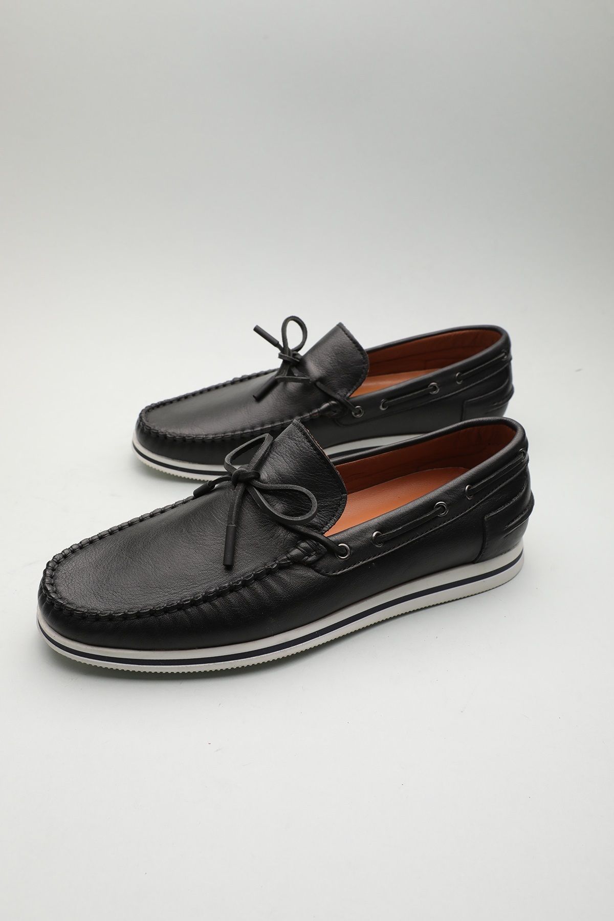 Gondol Erkek Hakiki Deri Klasik Loafer Siyah 42 ttx.601101