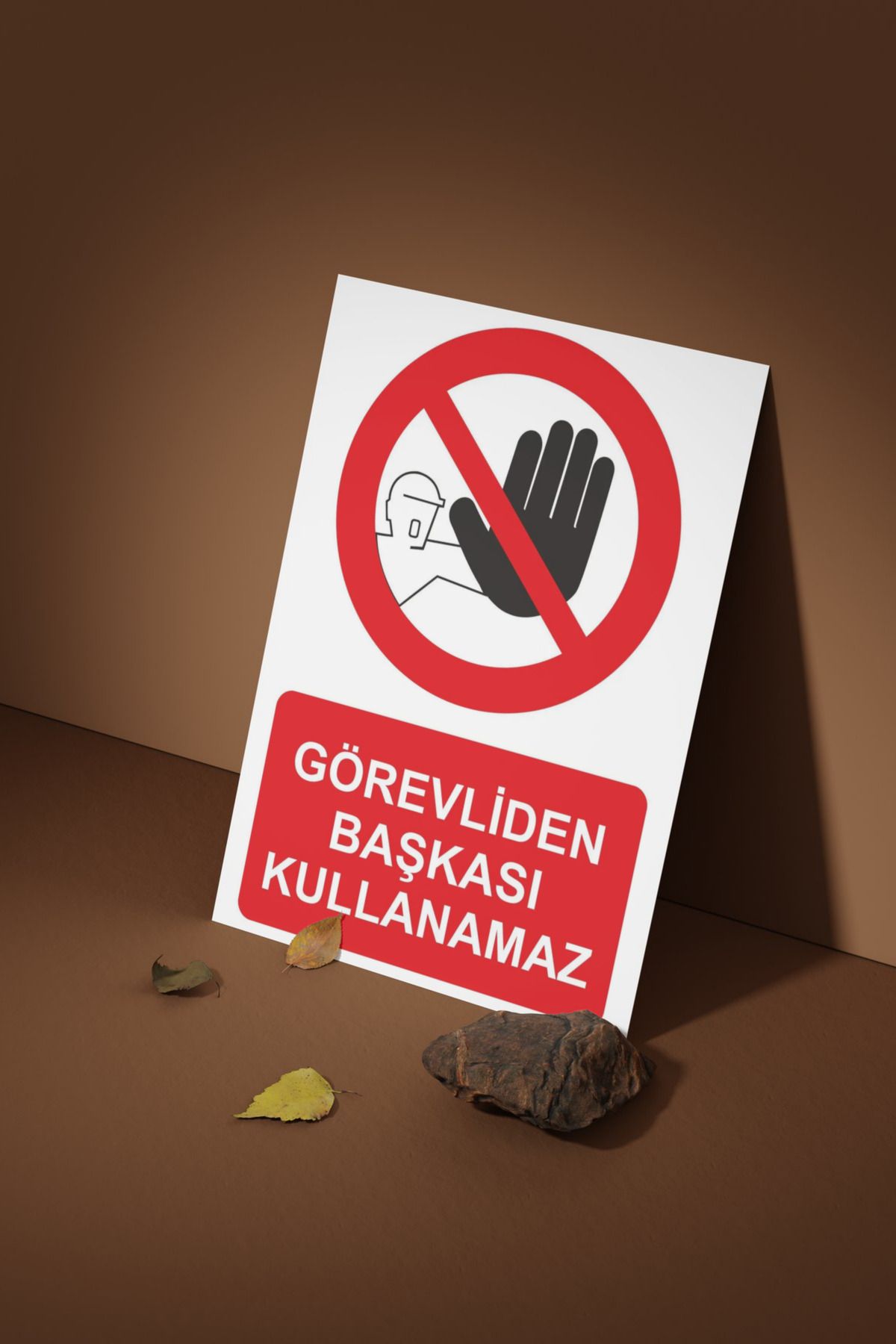 Happynesso-Sign "No One Else Can Use from the Guardian" from the Warning Signs Series – 25X35 cm Forex Foil 3