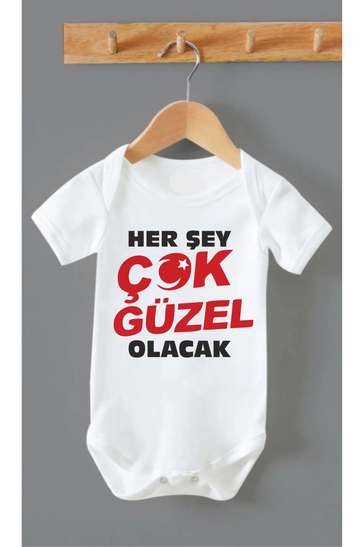 Outdoor One Organik %100 Pamuk Bebek Body Badi Zıbın ZBN480