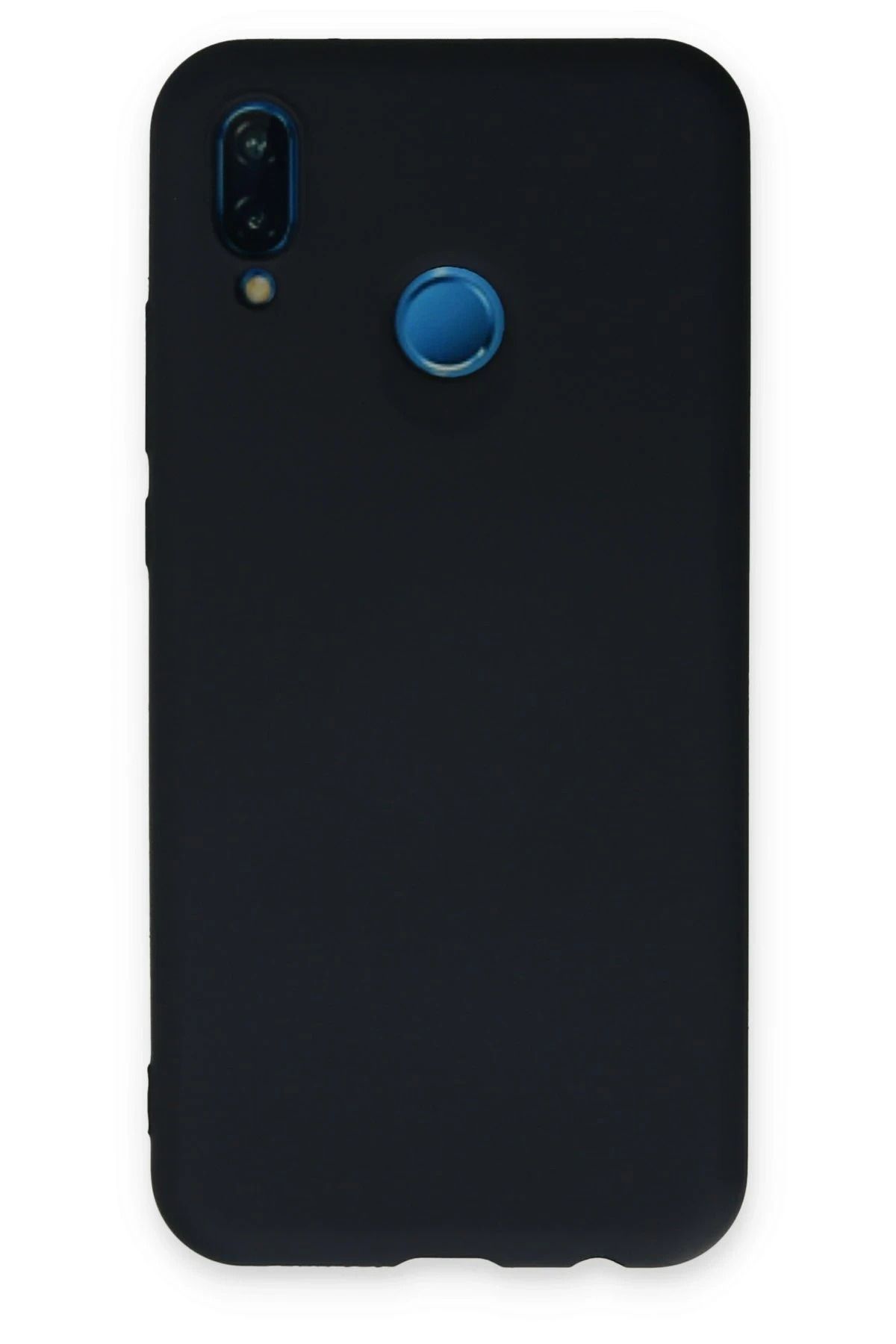 NewFace Huawei P20 Lite Kılıf Nano içi Kadife Silikon - Lacivert JOJUA