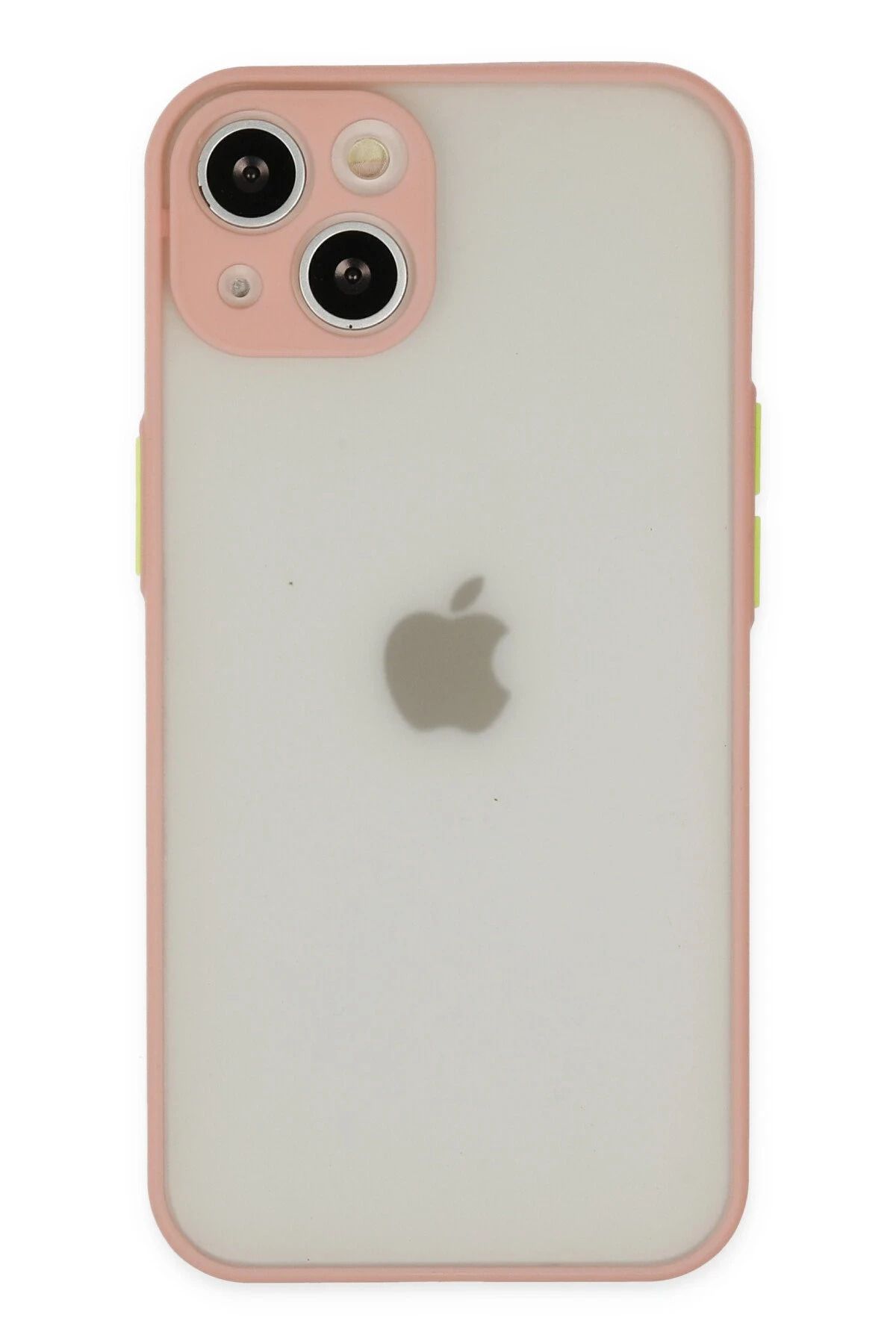 NewFace iPhone 14 Kılıf Montreal Silikon Kapak - Pembe BSTMY