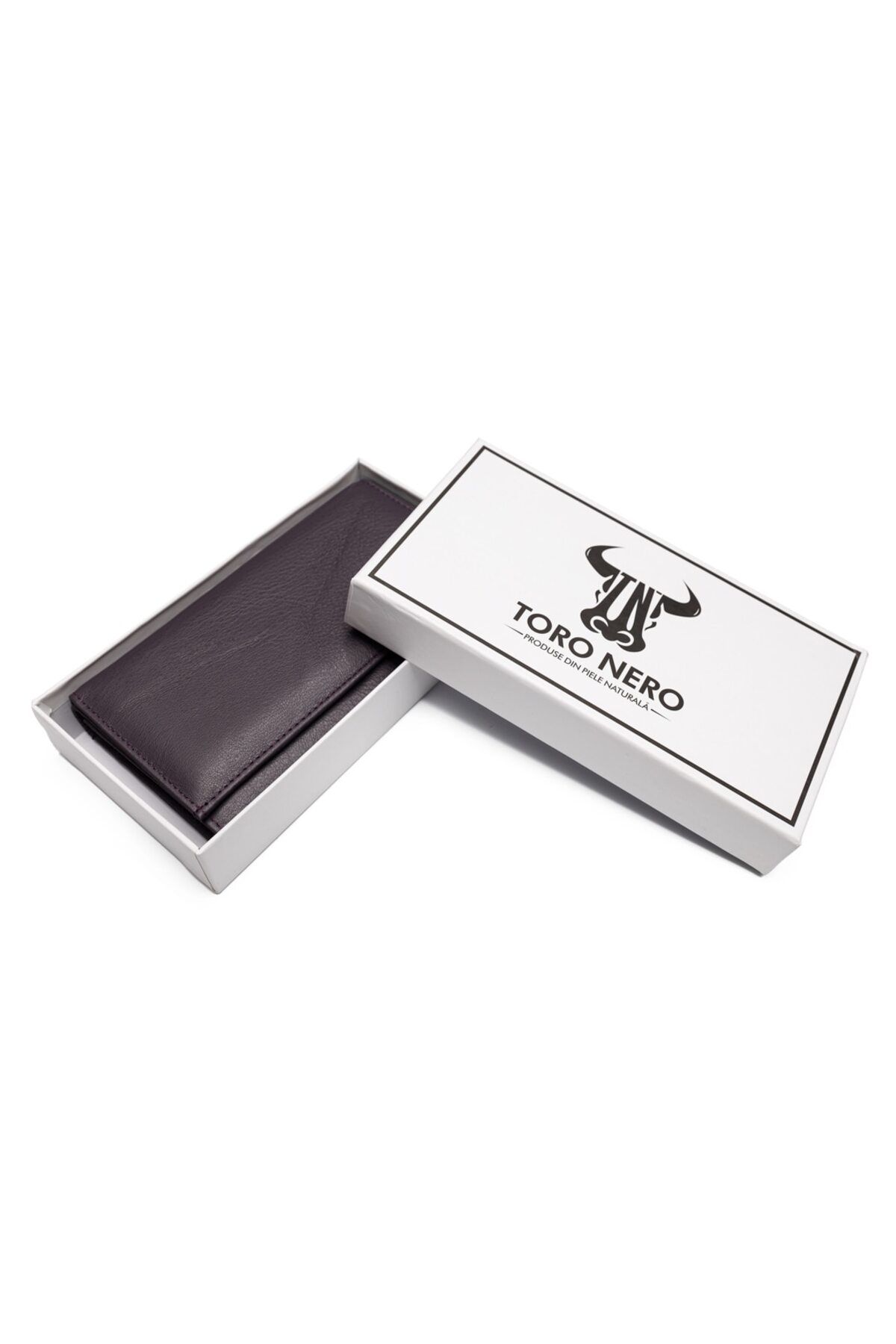 OEM-Women's leather wallet, Toro Nero, Essential, purple 5