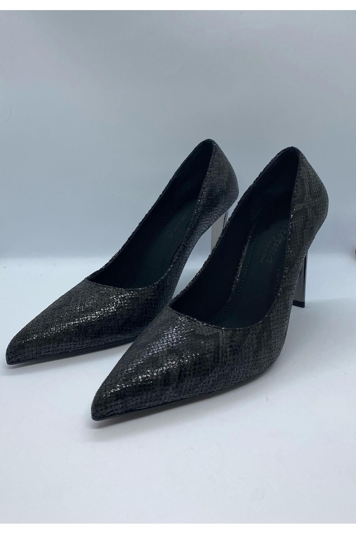 PABUCH Lizard Kadın Stiletto İnce Topuklu Ayakkabı