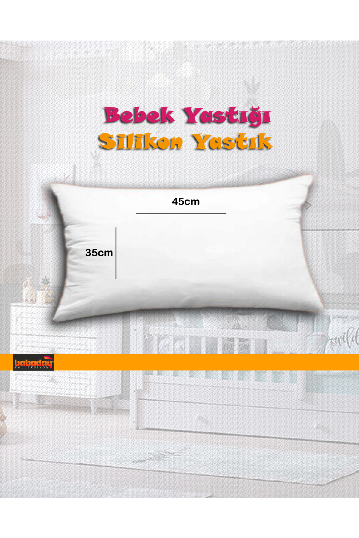 Baby Pillow 35x45 Luxury Silicone baby pillow