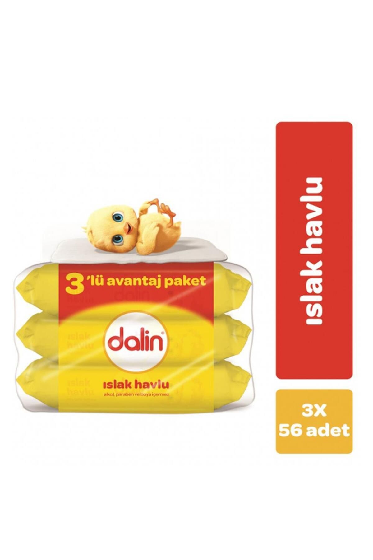 Dalin Havlu Mendil 3lü Paket 168 Yaprak