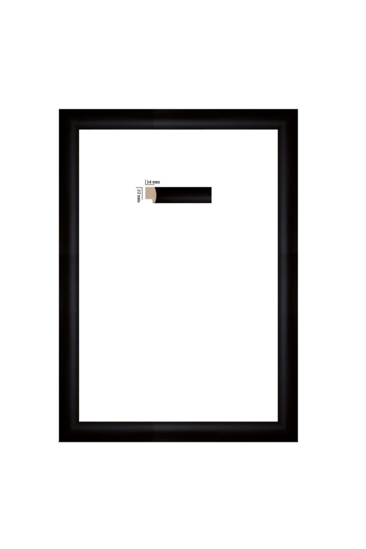AS TİCARET Puzzle Çerçevesi 22 mm PVC Camlı 34x48 cm 500'luk Siyah