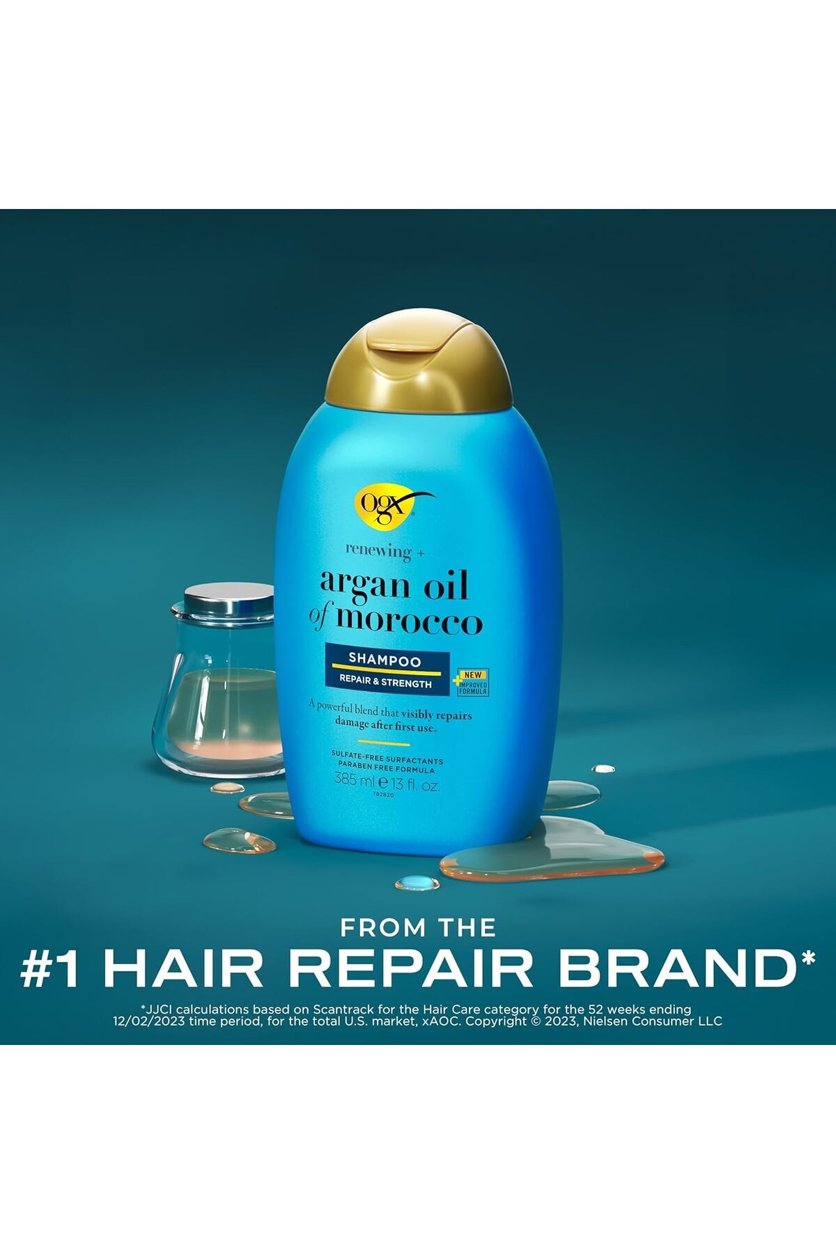 OGX-Renewing Moroccan Argan Oil Shampoo 385 ml 3