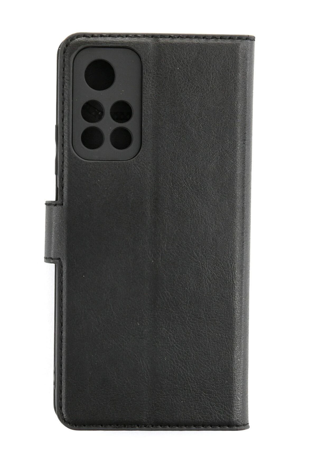 NewFace Xiaomi Redmi Note 11T Kılıf Trend S Plus Kapaklı Kılıf - Siyah YNSMR