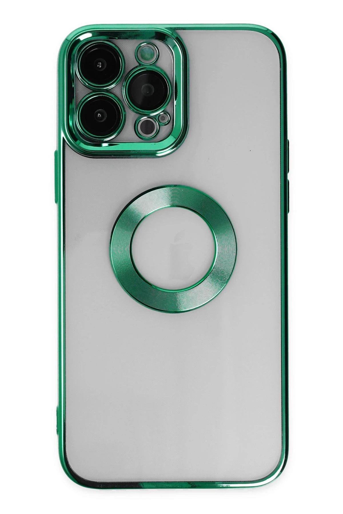 NewFace iPhone 14 Pro Kılıf Slot Silikon - Köknar Yeşili FERRG