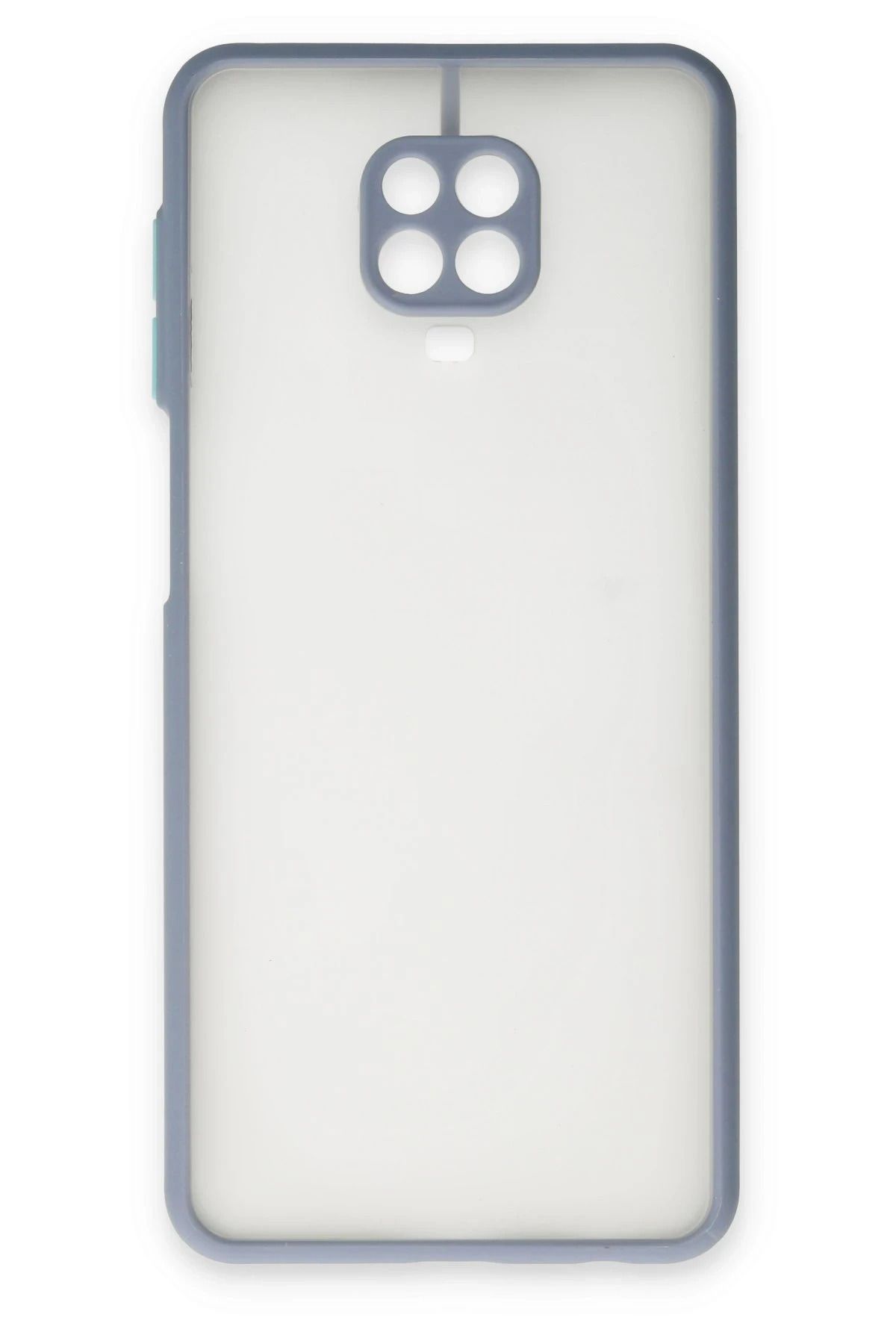 NewFace Xiaomi Redmi Note 9 Pro Kılıf Montreal Silikon Kapak - Gri YNSMR
