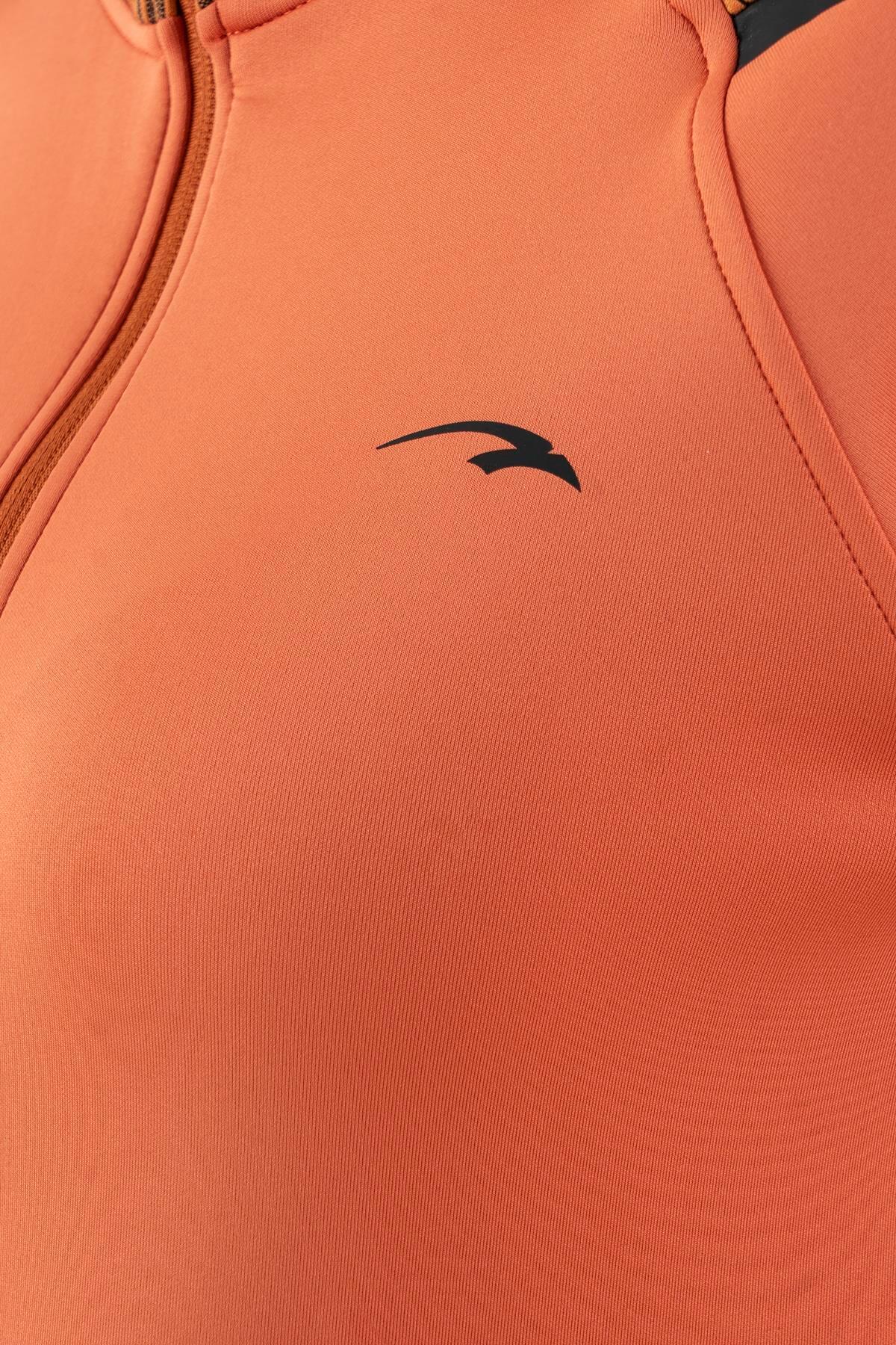 MARATON SlimFit Kadın Kapüşonlu Bakır Tracktop görsel 6