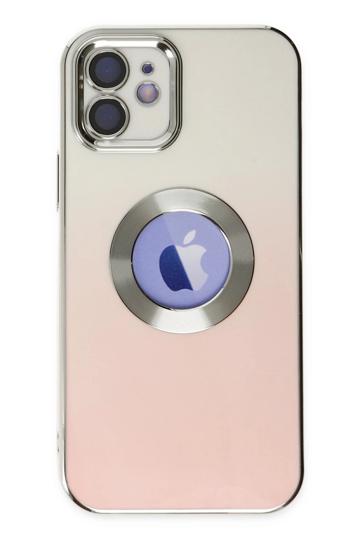 NewFace iPhone 12 Kılıf Best Silikon - Pembe FLKRY