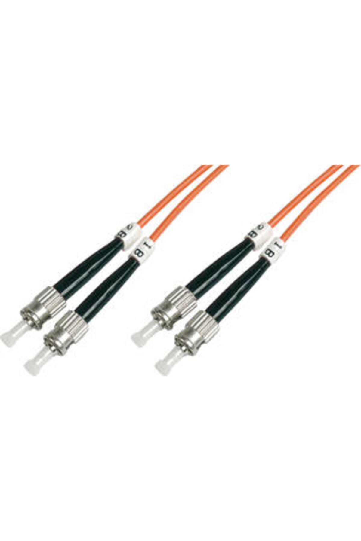 Beek BC-FO-5STST-02 2 Mt - 50/125 OM2 Multimode Duplex Patch Cord Kablo