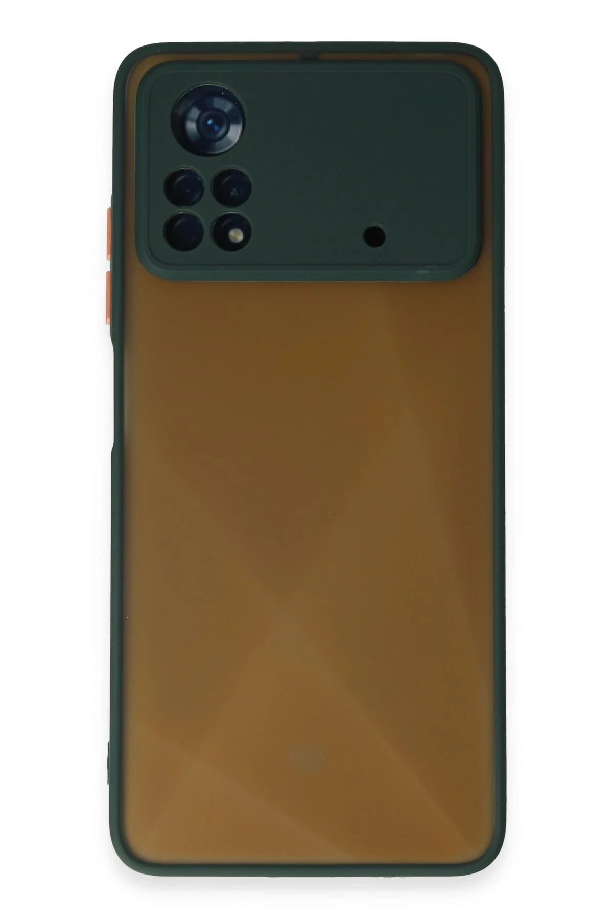 NewFace Xiaomi Poco X4 Pro 5G Kılıf Montreal Silikon Kapak - Yeşil INSLM