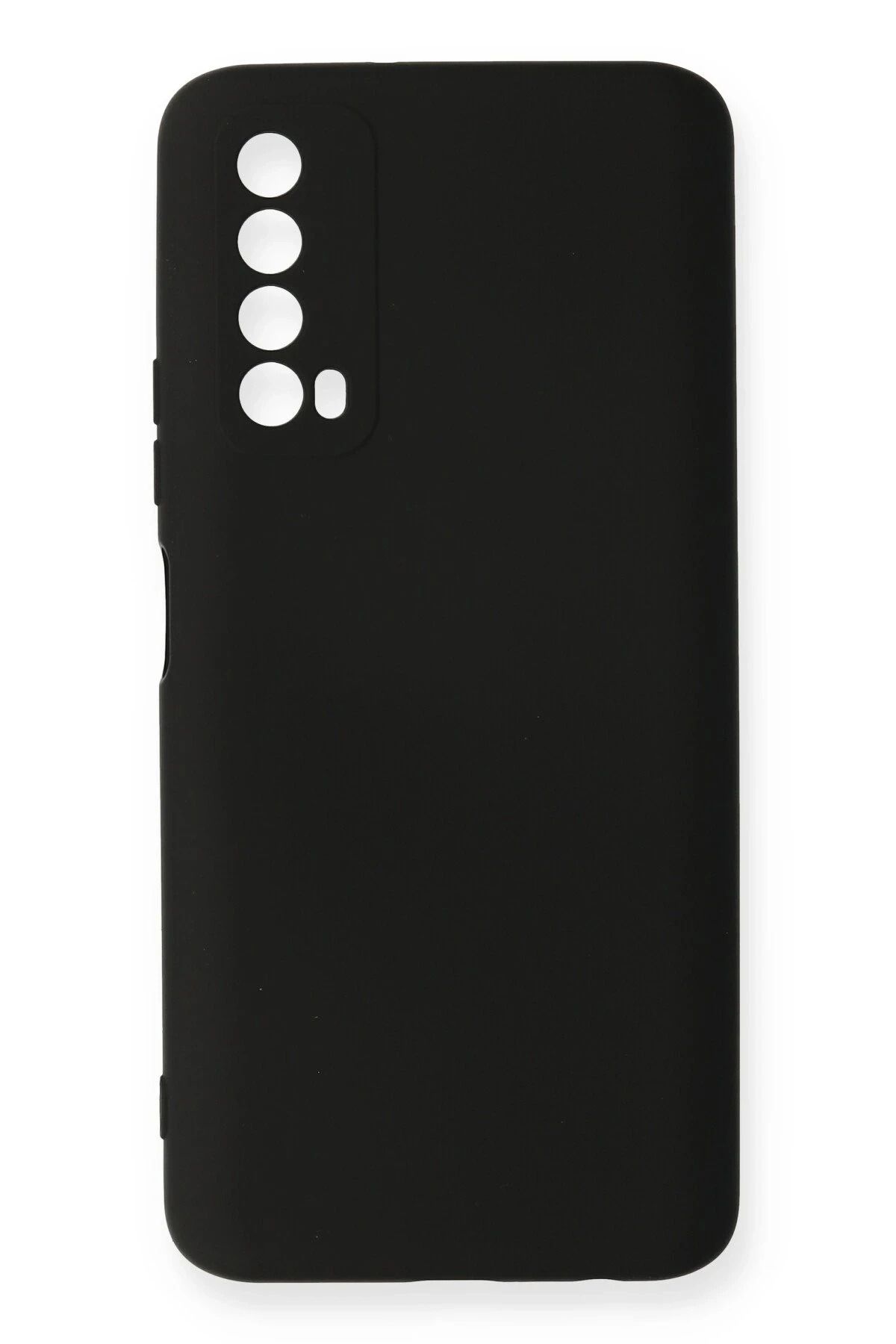 NewFace Huawei P Smart 2021 Kılıf Nano içi Kadife Silikon - Siyah YNSMR