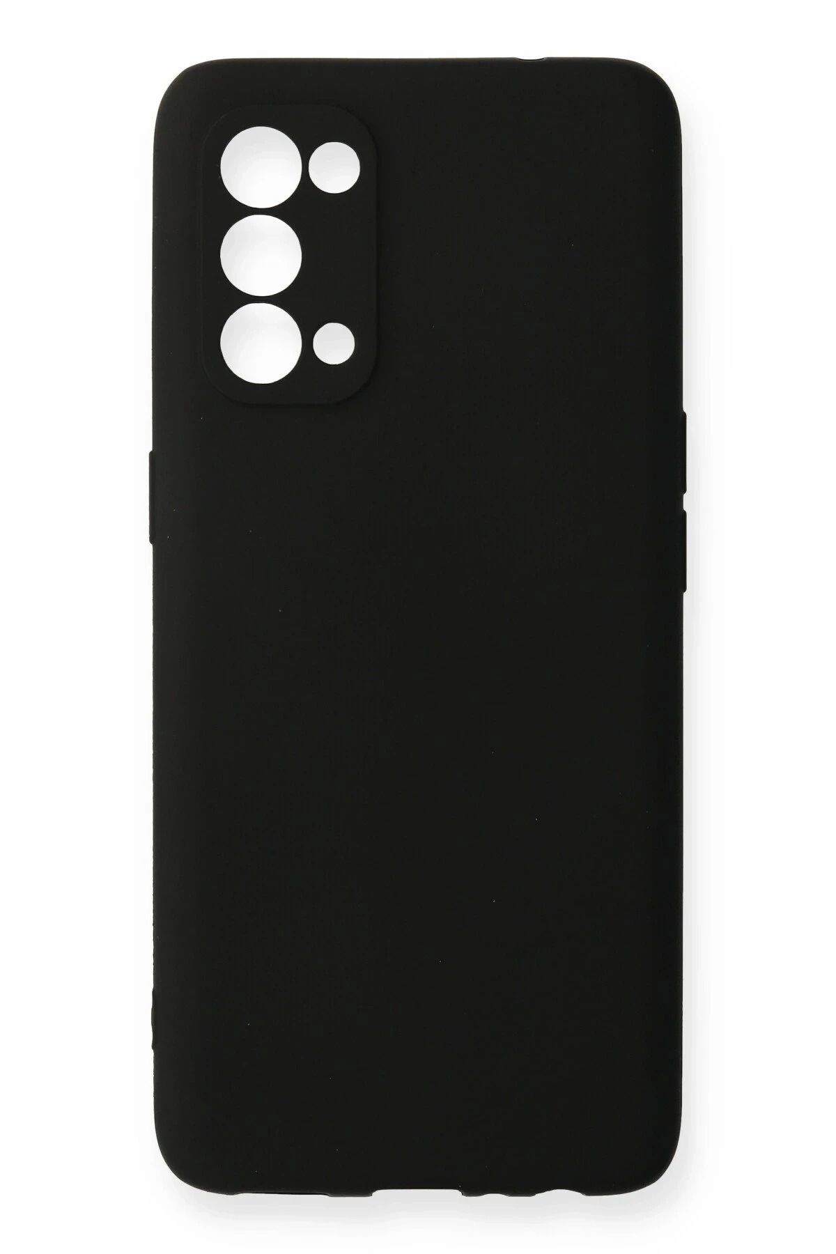 NewFace Reno 5 Pro Kılıf First Silikon - Siyah YNSMR