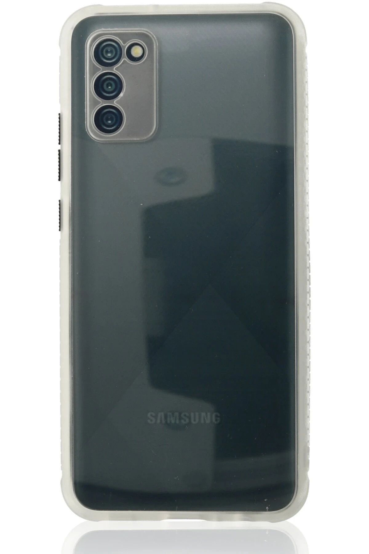NewFace Samsung Galaxy A02S Kılıf Miami Şeffaf Silikon - Şeffaf FERRG