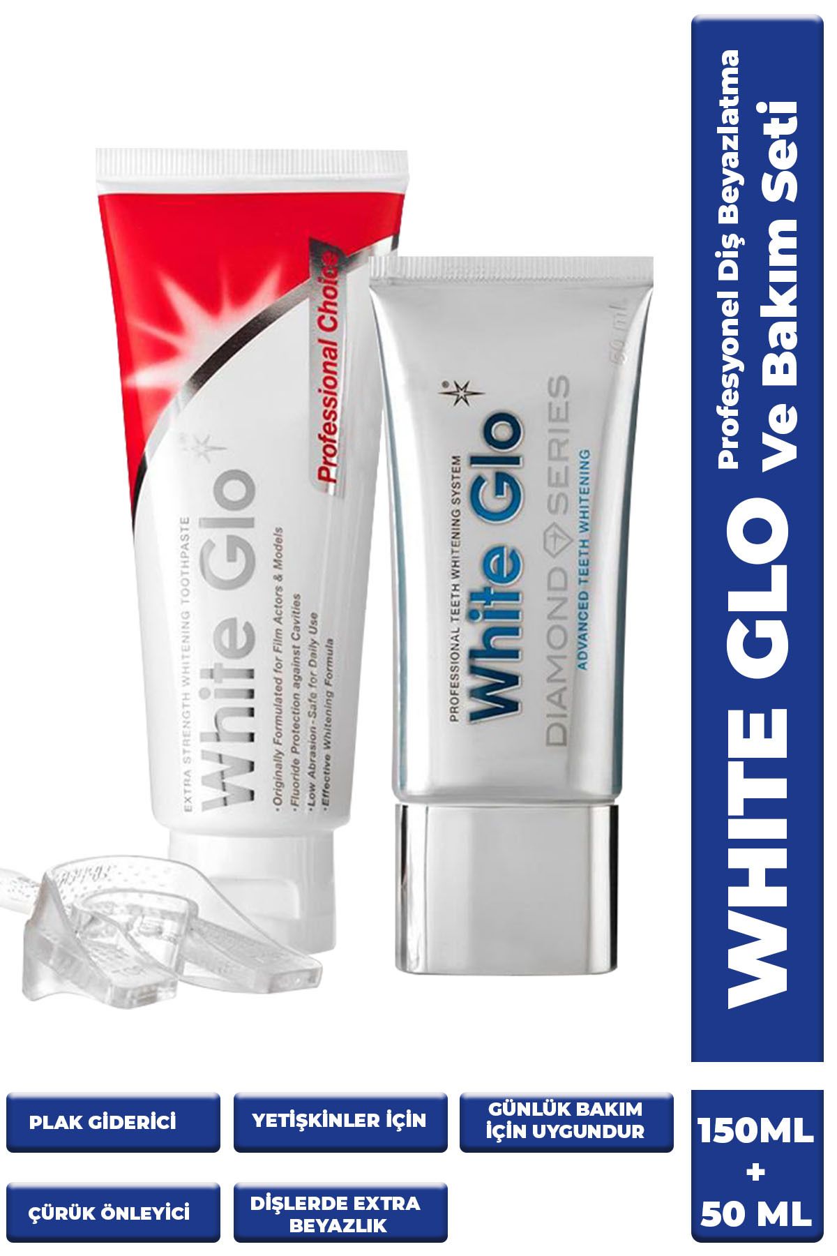 White Glo-Professional Teeth Whitening and Care Set 1