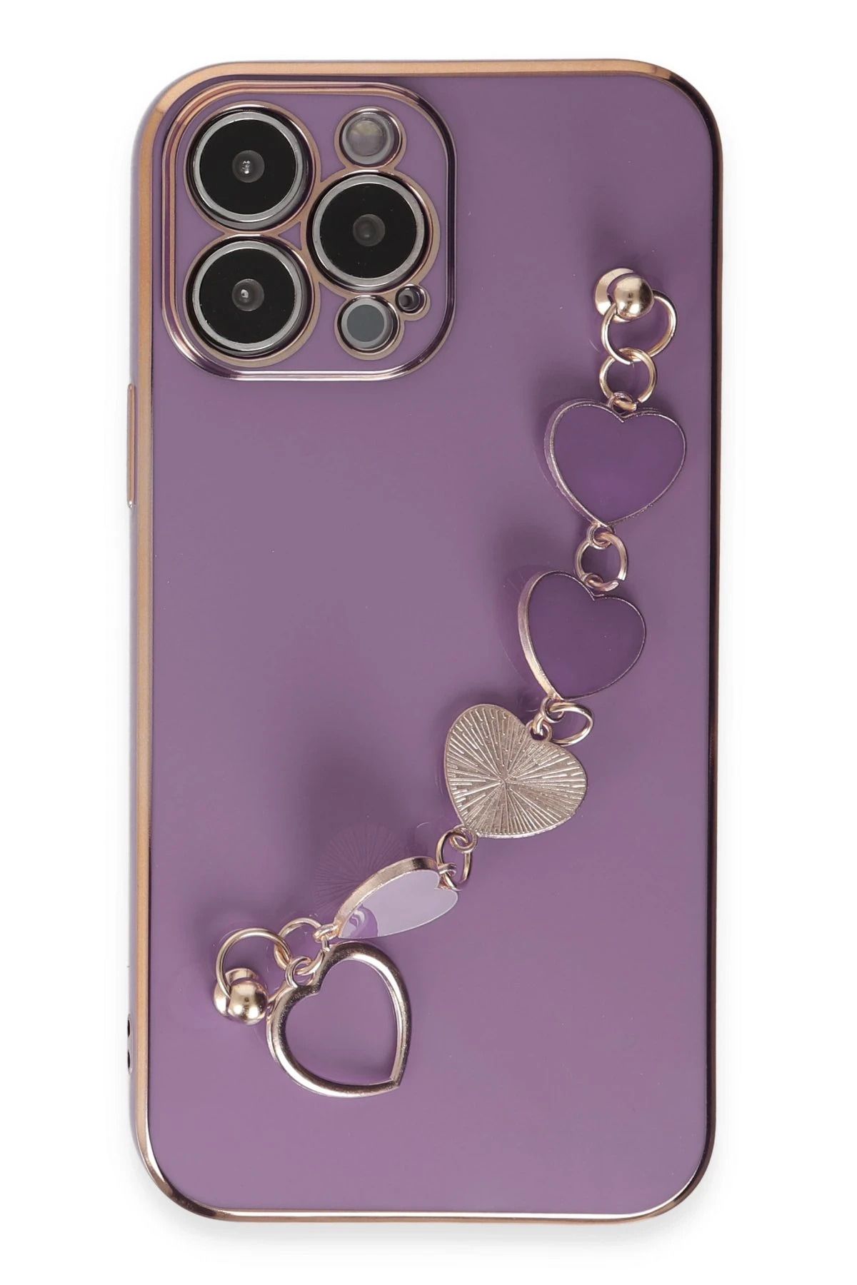 NewFace iPhone 14 Pro Max Kılıf Esila Silikon - Mor JOJUA