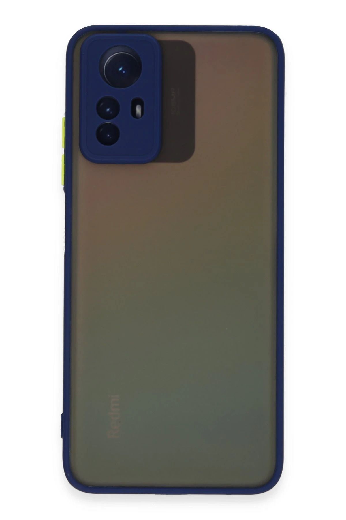 NewFace Xiaomi Redmi Note 12S Kılıf Montreal Silikon Kapak - Lacivert FERRG