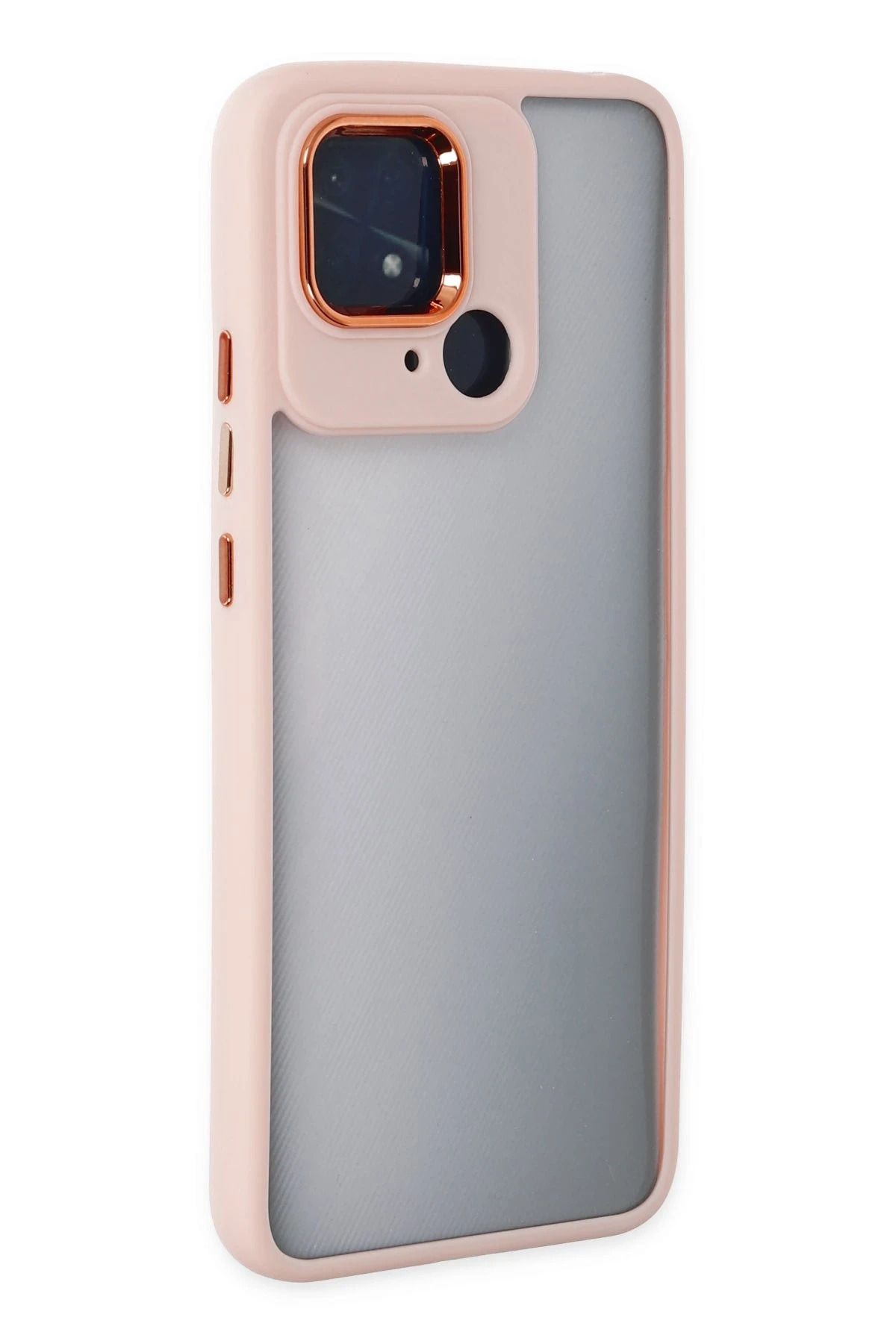 NewFace Xiaomi Redmi 10C Kılıf Dora Kapak - Pudra JOJUA