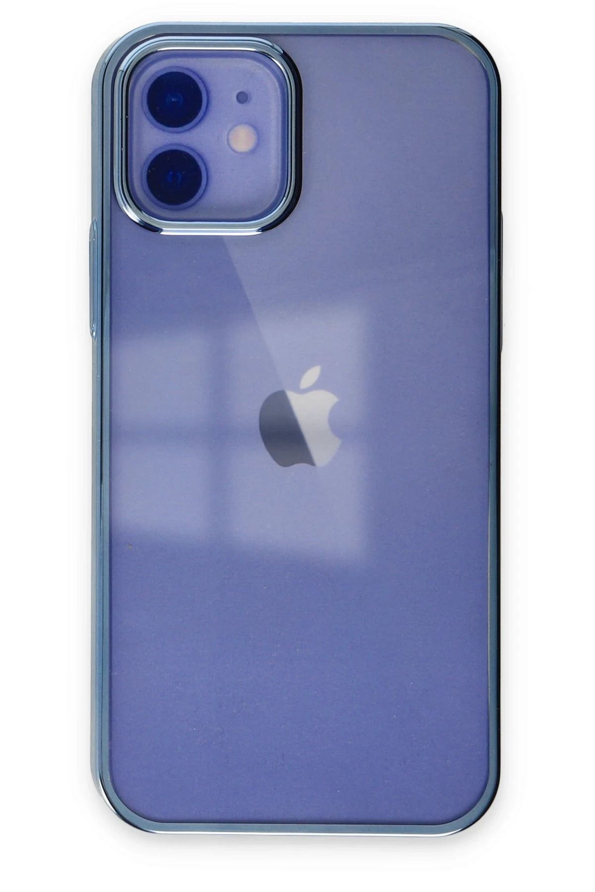 NewFace iPhone 12 Kılıf Element Silikon - Mavi DPMAH