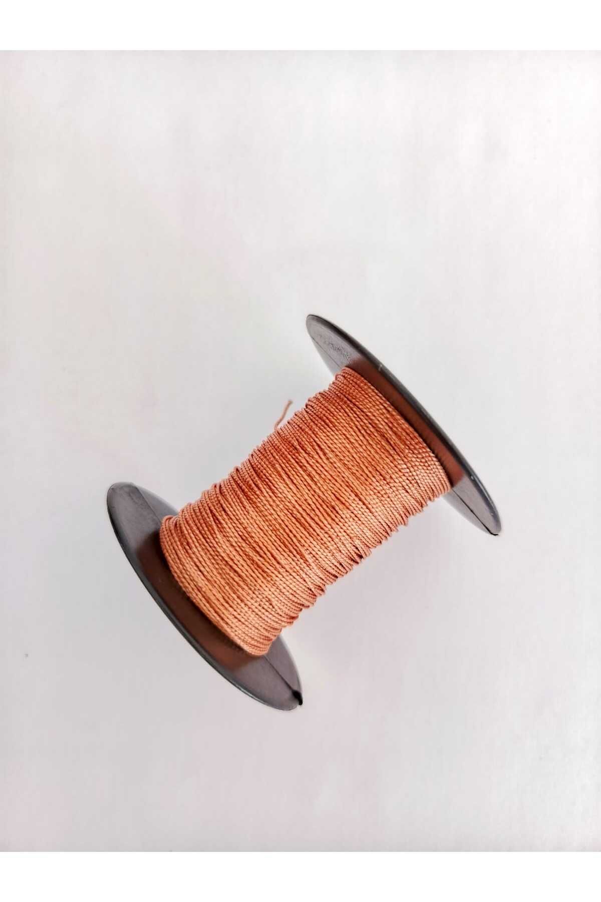 Eskişehir hobi sanat-25 Meters Tire String Nylon Furniture Upholstery String,Sofa Button Sewing String,Tensioning String Brown Color 7