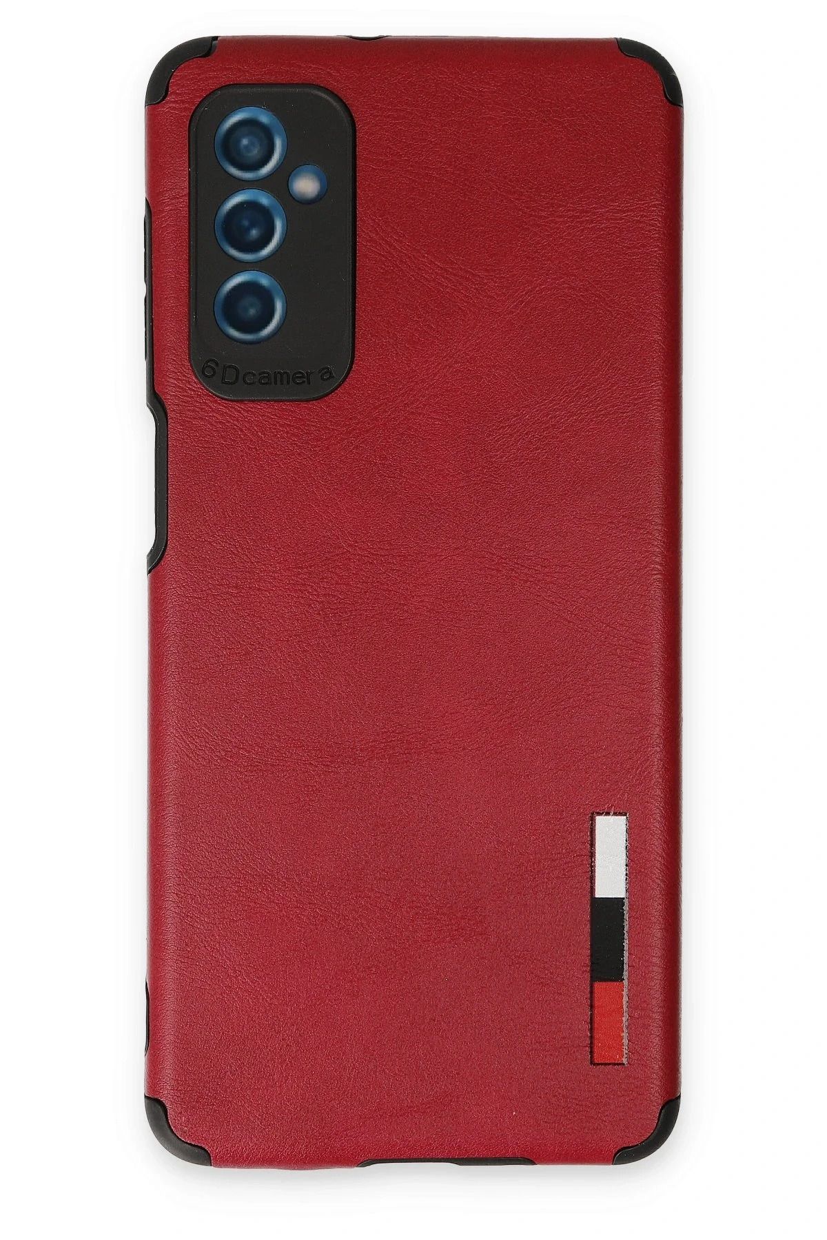 NewFace Samsung Galaxy M52 5G Kılıf Loop Deri Silikon - Kırmızı BSTMY