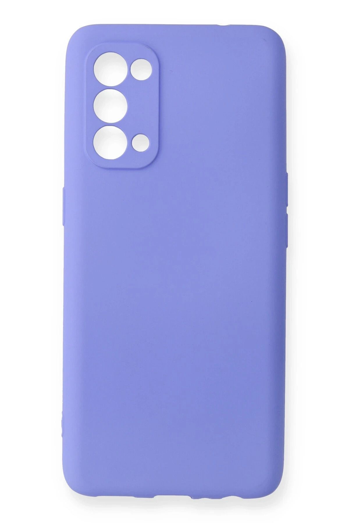 NewFace Reno 5 Pro Kılıf First Silikon - Lila JOJUA