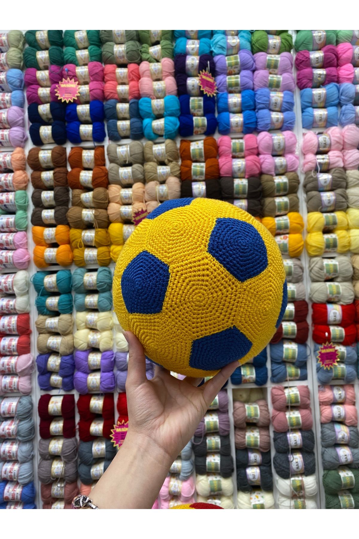 Balgüneş Tekstil El Örgüsü Futbol Topu