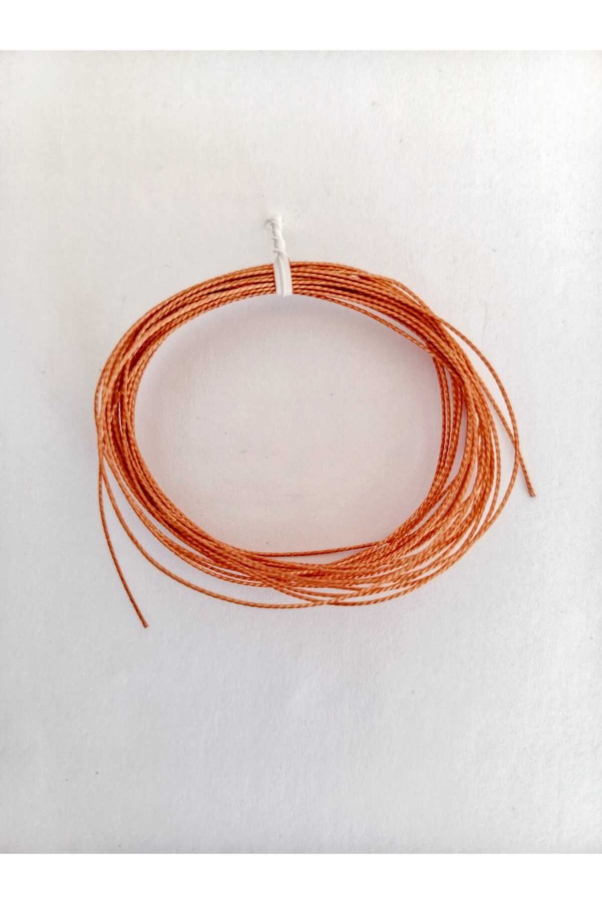 Eskişehir hobi sanat-5 Meters Tire String Nylon Furniture Upholstery String, Sofa Button Sewing String, Turnbuckle String Brown Color 8