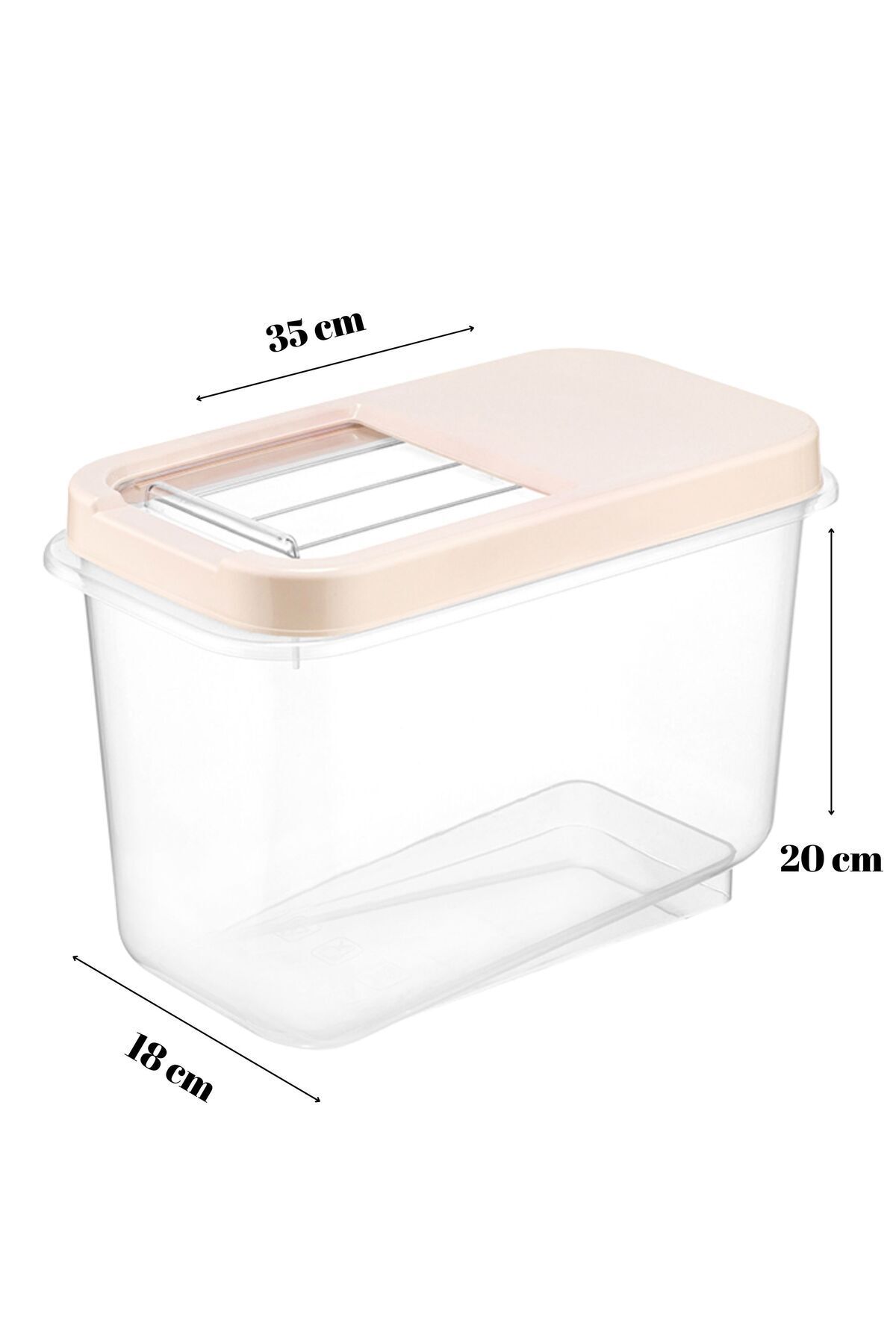 BAGER MARKET-Comfera 10 Liter Food Storage Container with Sliding Lid |   Food, Detergent and Food Storage Solution 2