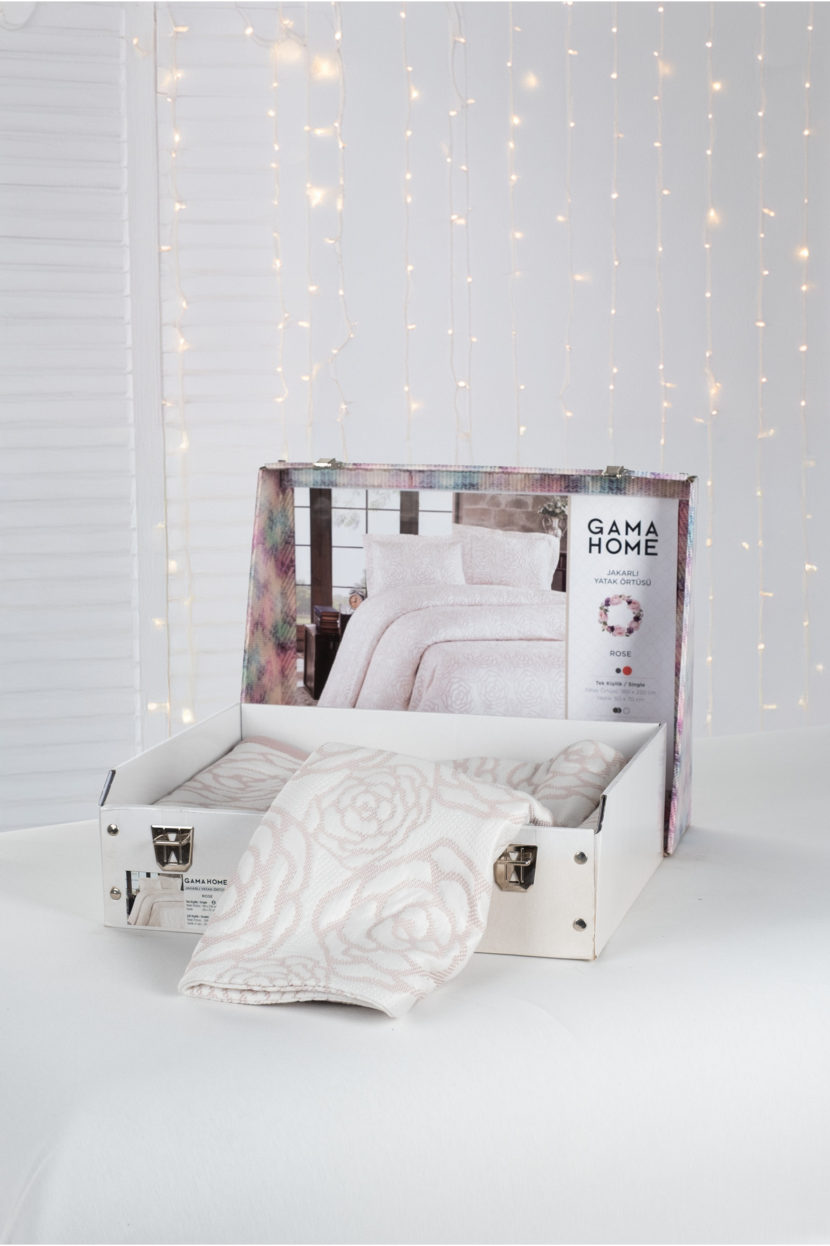 GAMA HOME-Jacquard Single Bedspread / with Special Design Bag / with Different Color and Pattern Options 2