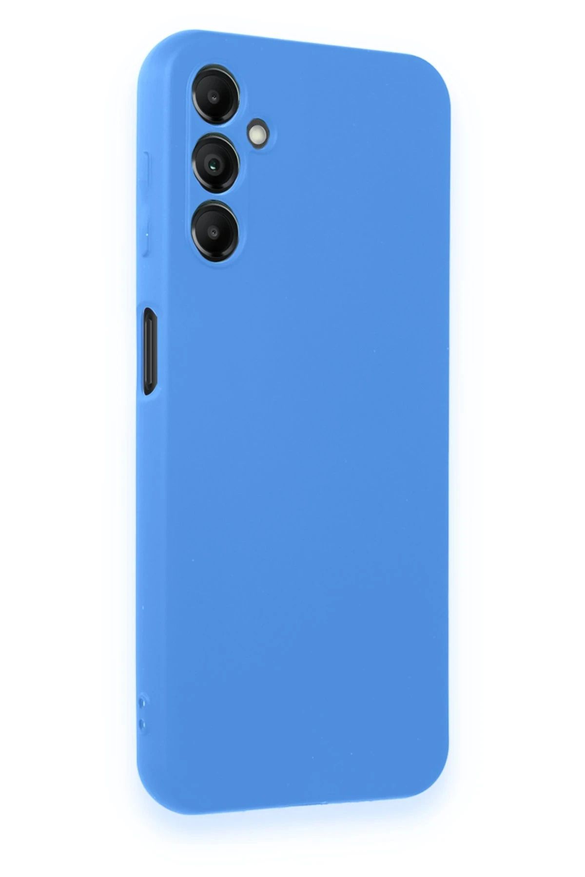 NewFace Samsung Galaxy A24 4G Kılıf First Silikon - Mavi NRMSA