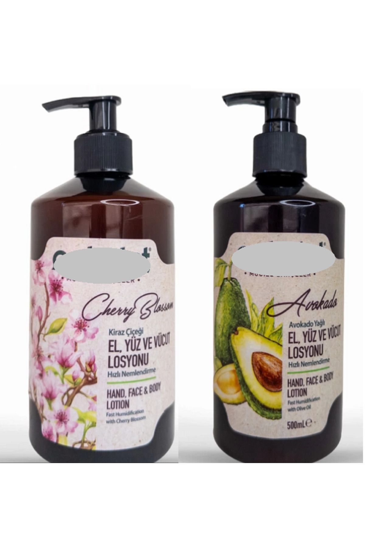 Der Shine El-Vücut Losyonu Kiraz Çiçeği 500 ml+ Avocado 500 ml