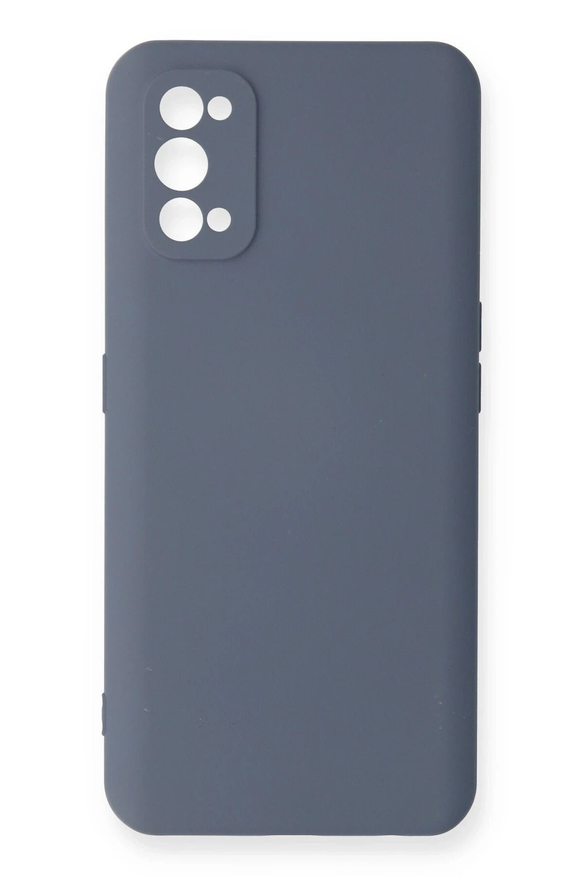 NewFace Realme 7 Pro uyumlu Kılıf Nano içi Kadife Silikon - Gri HNZRN