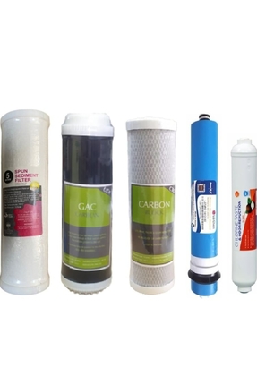 puretech Açık Kasa Su Arıtma Cihazı İçin 5'li Filtre Seti