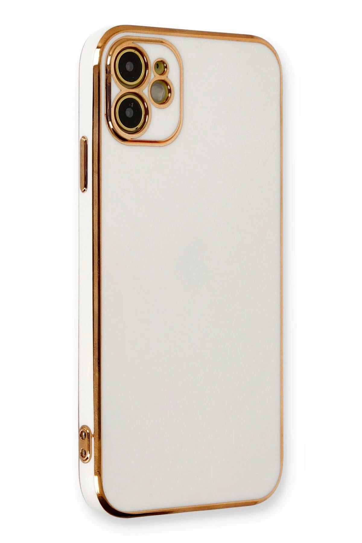 NewFace iPhone 11 Kılıf Volet Silikon - Beyaz JOJUA