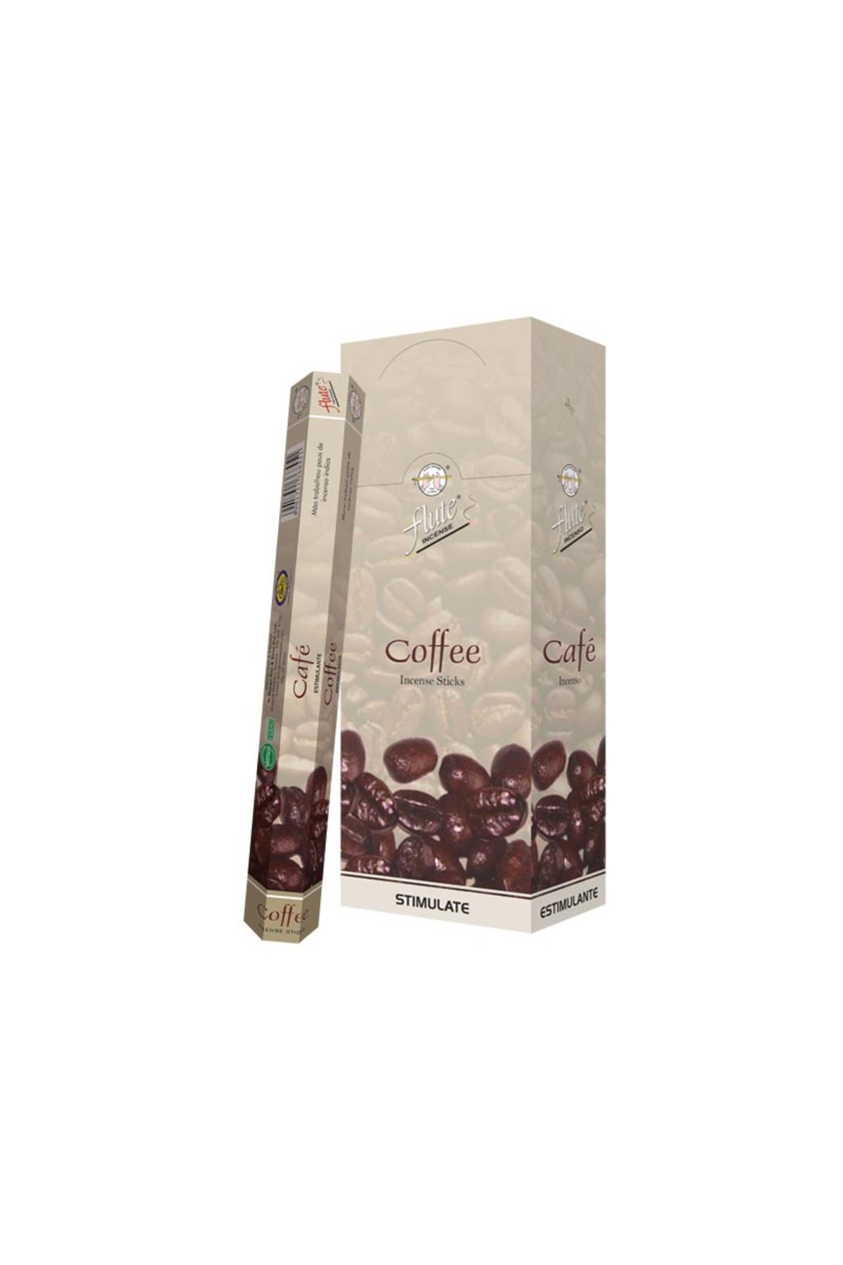 Flute ÇUBUK TÜTSÜ KAHVE HEXA (COFFEE) 6*20=120 ÇUBUK