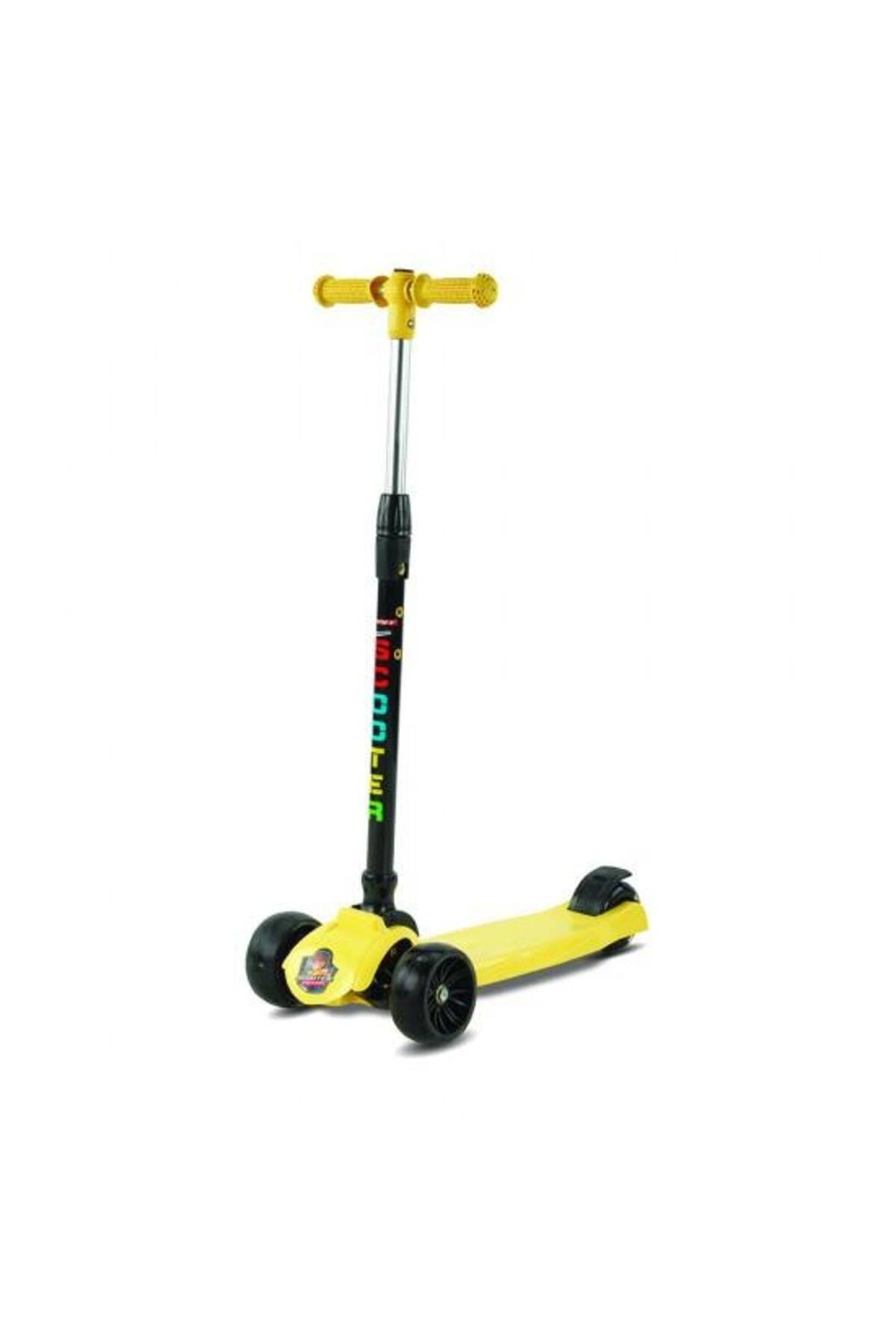 Ümit Ümit Power JY - H02 Kalın Teker Katlanabilir Işıklı Scooter Sarı
