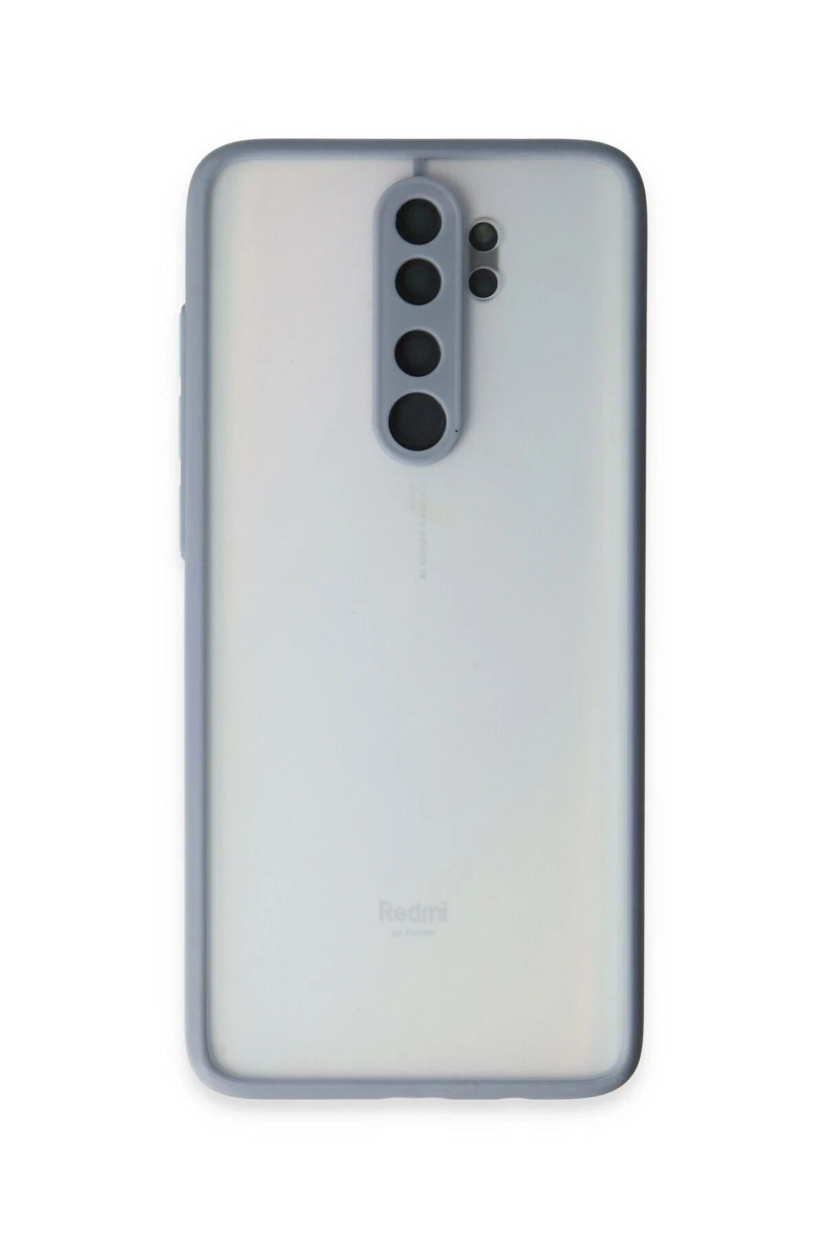 NewFace Xiaomi Redmi Note 8 Pro Kılıf Montreal Silikon Kapak - Gri FERRG