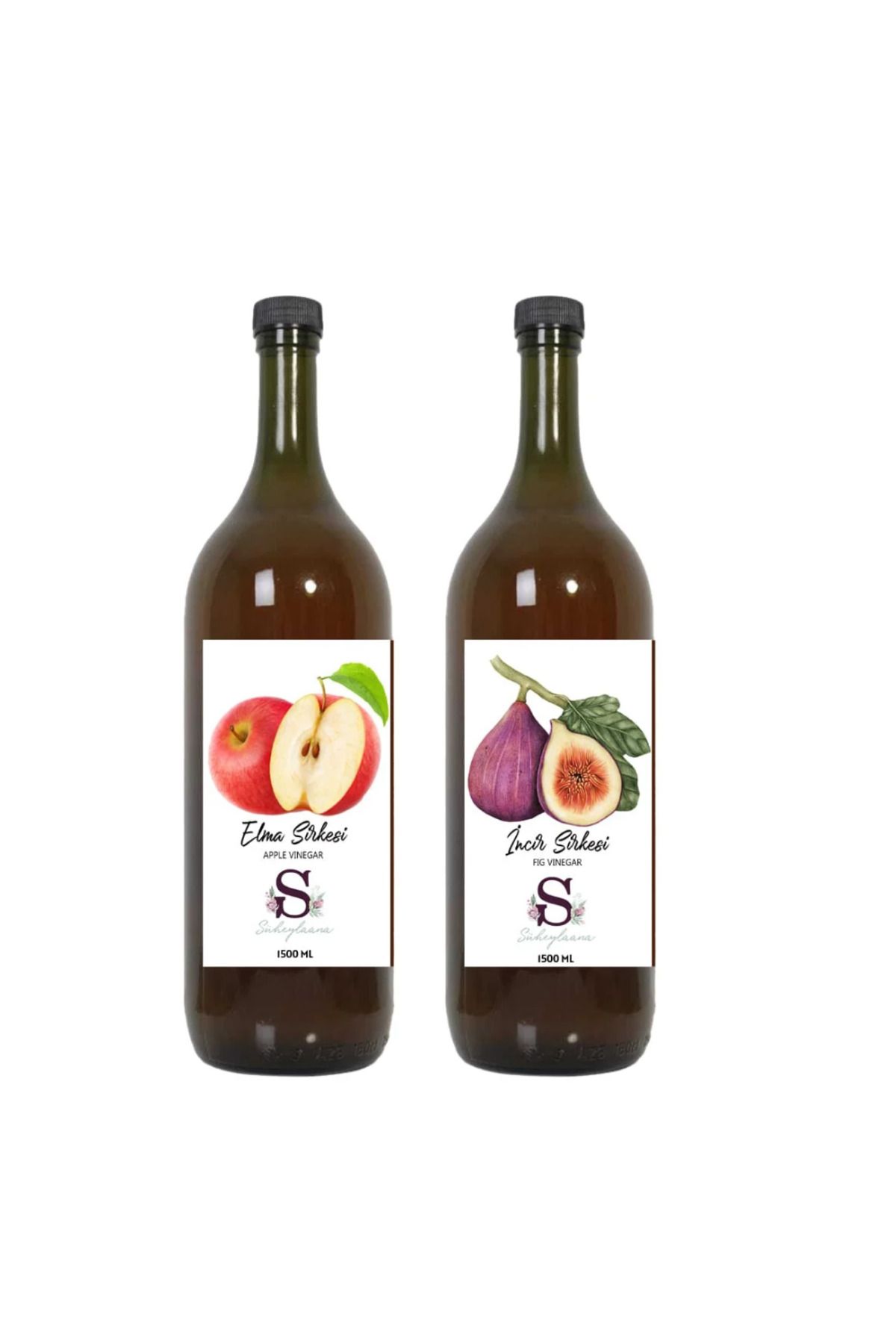 Süheylaana Doğal Elma ve İncir Sirkesi 1500 ml