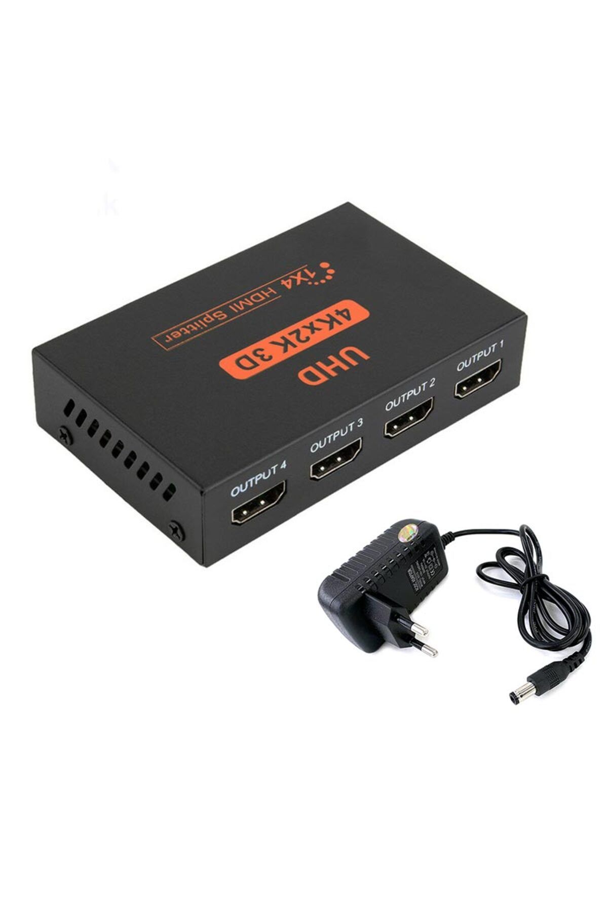 Apera NR78-1 4 Port 4K 2160p UltraHD Hdmi Splitter Çoklu Ekran Çoklayıcı Switch Metal Kasa