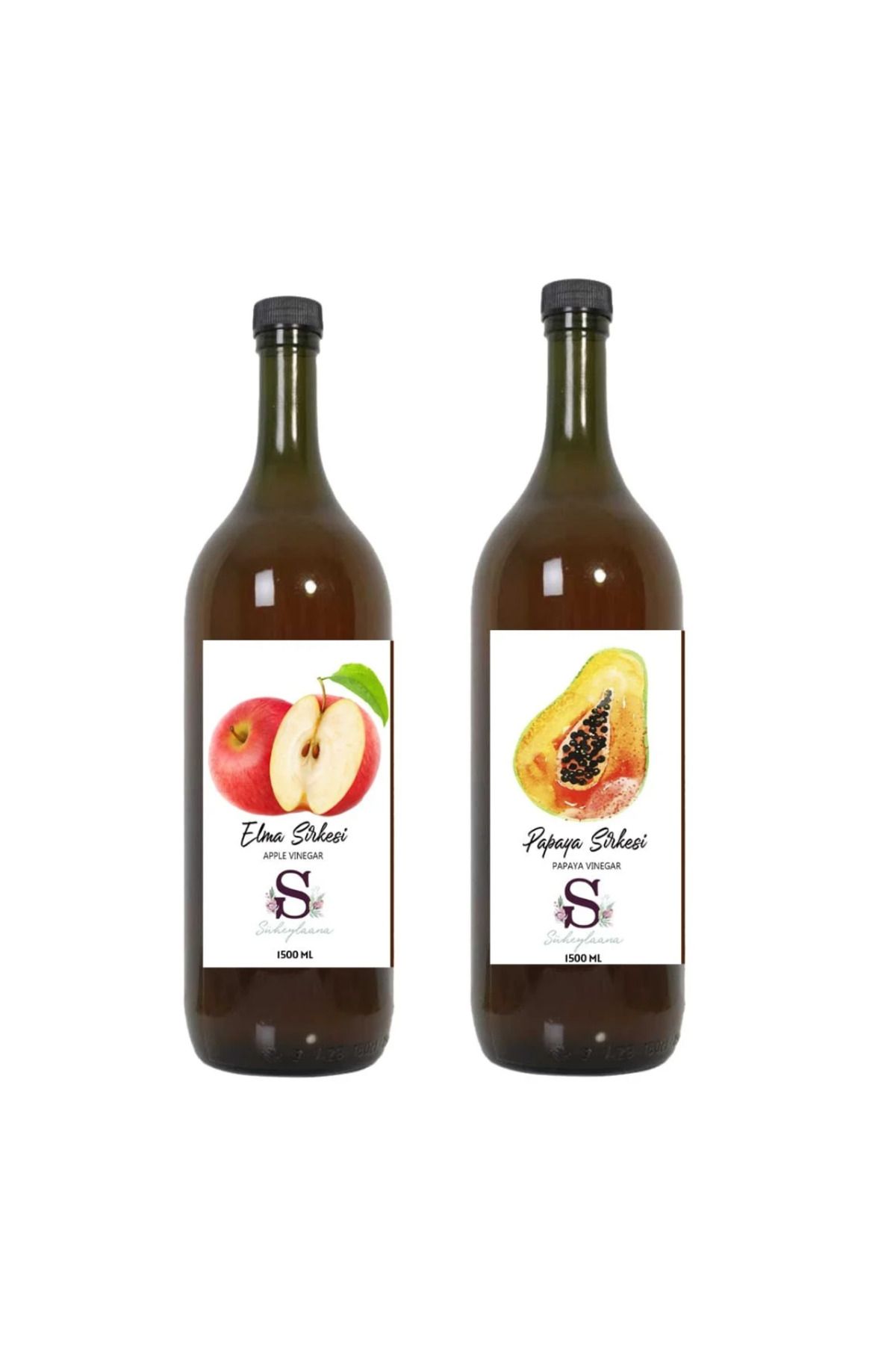 Süheylaana Doğal Elma ve Papaya Sirkesi 1500 ml