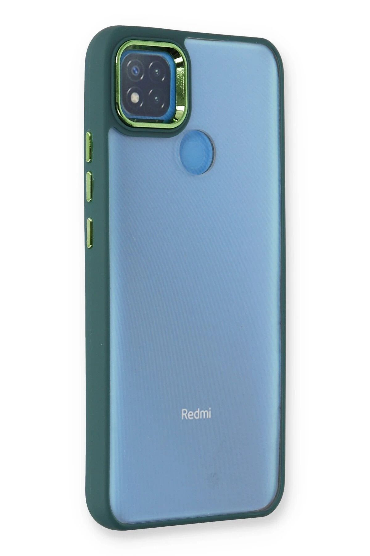 NewFace Xiaomi Redmi 9C Kılıf Dora Kapak - Haki Yeşil JOJUA