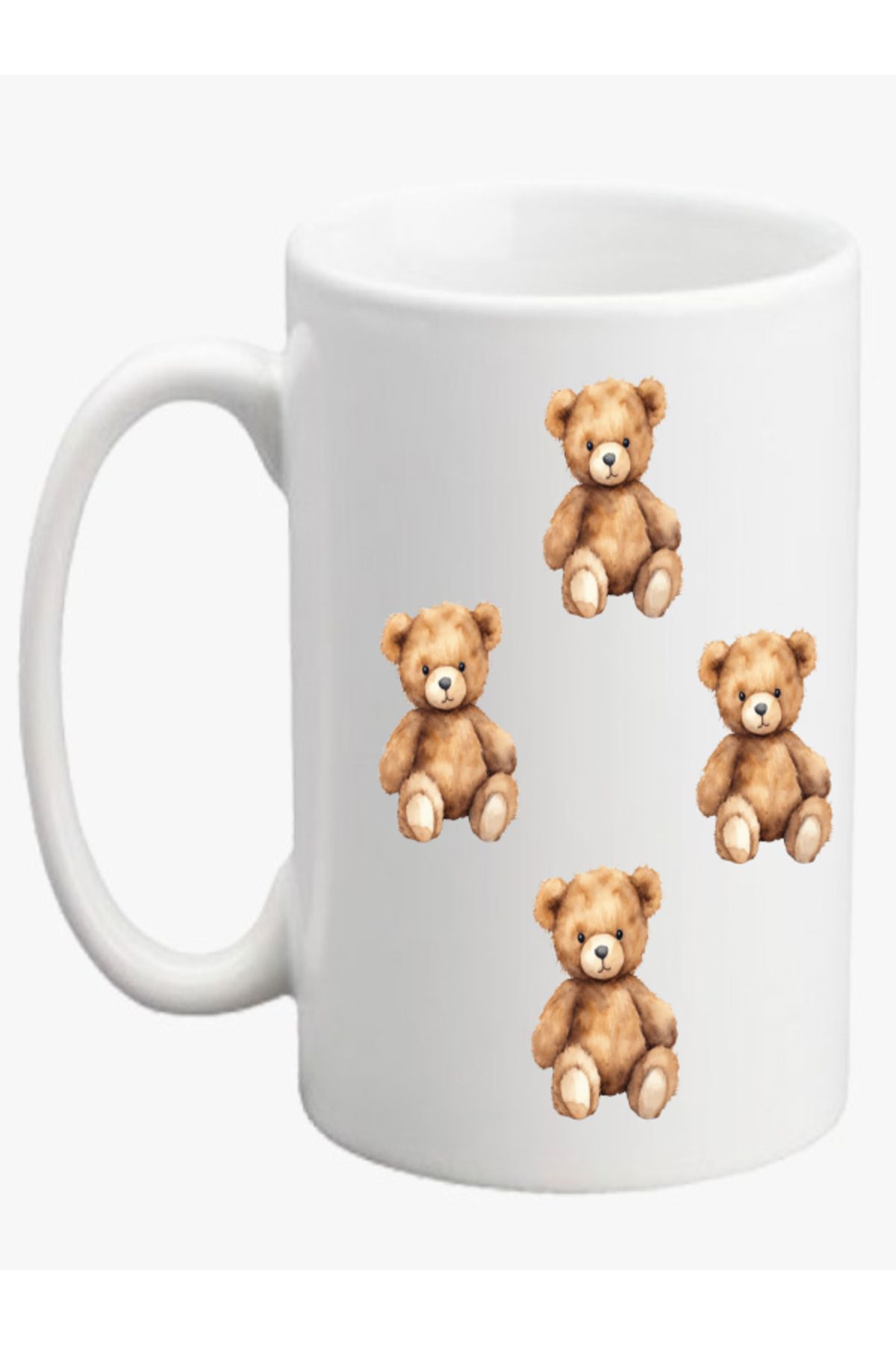Matbaagram Ayıcık Teddy Bear Baskılı Kupa Bardak Seramik Kahve Mug