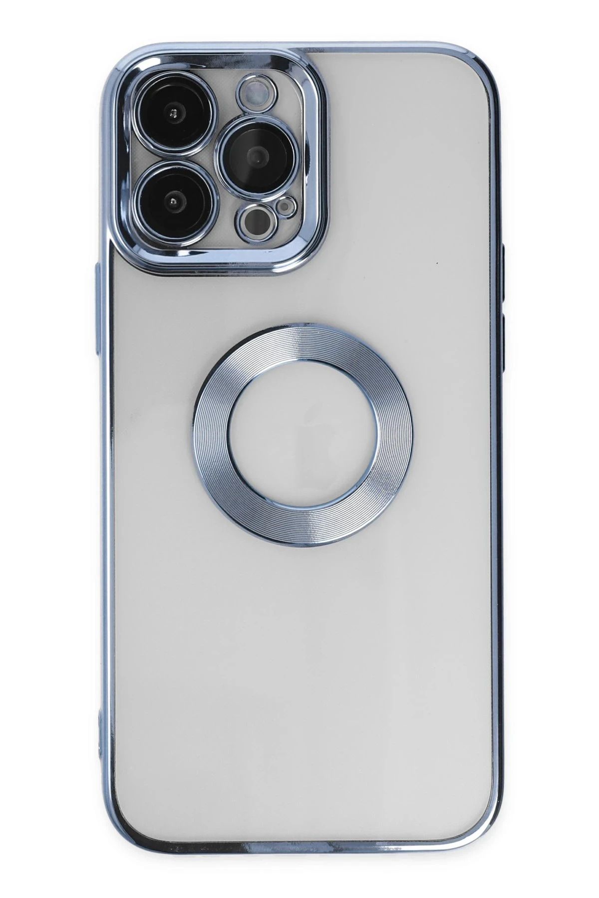 NewFace iPhone 14 Pro Kılıf Slot Silikon - Sierra Blue FERRG