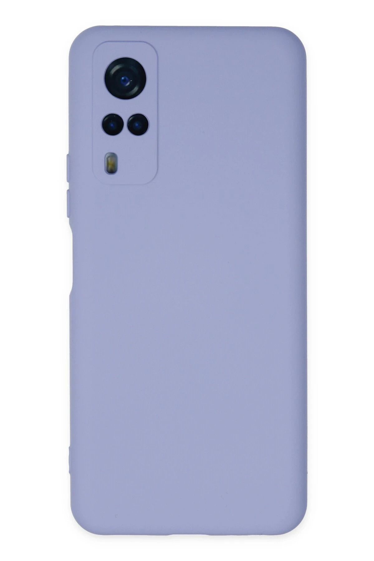 NewFace Vivo Y53S Kılıf Nano içi Kadife Silikon - Lila HNZRN